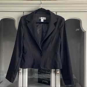 Black Pin stripe Blazer